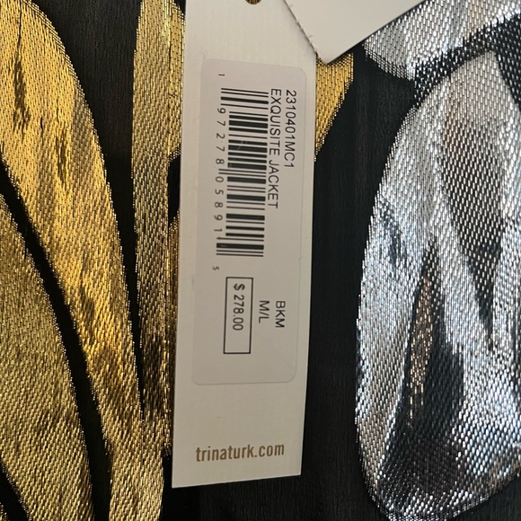 Trina Turk Exquisite Jacket Cocoon Silk Wrap Shrug NWT - Picture 5 of 6